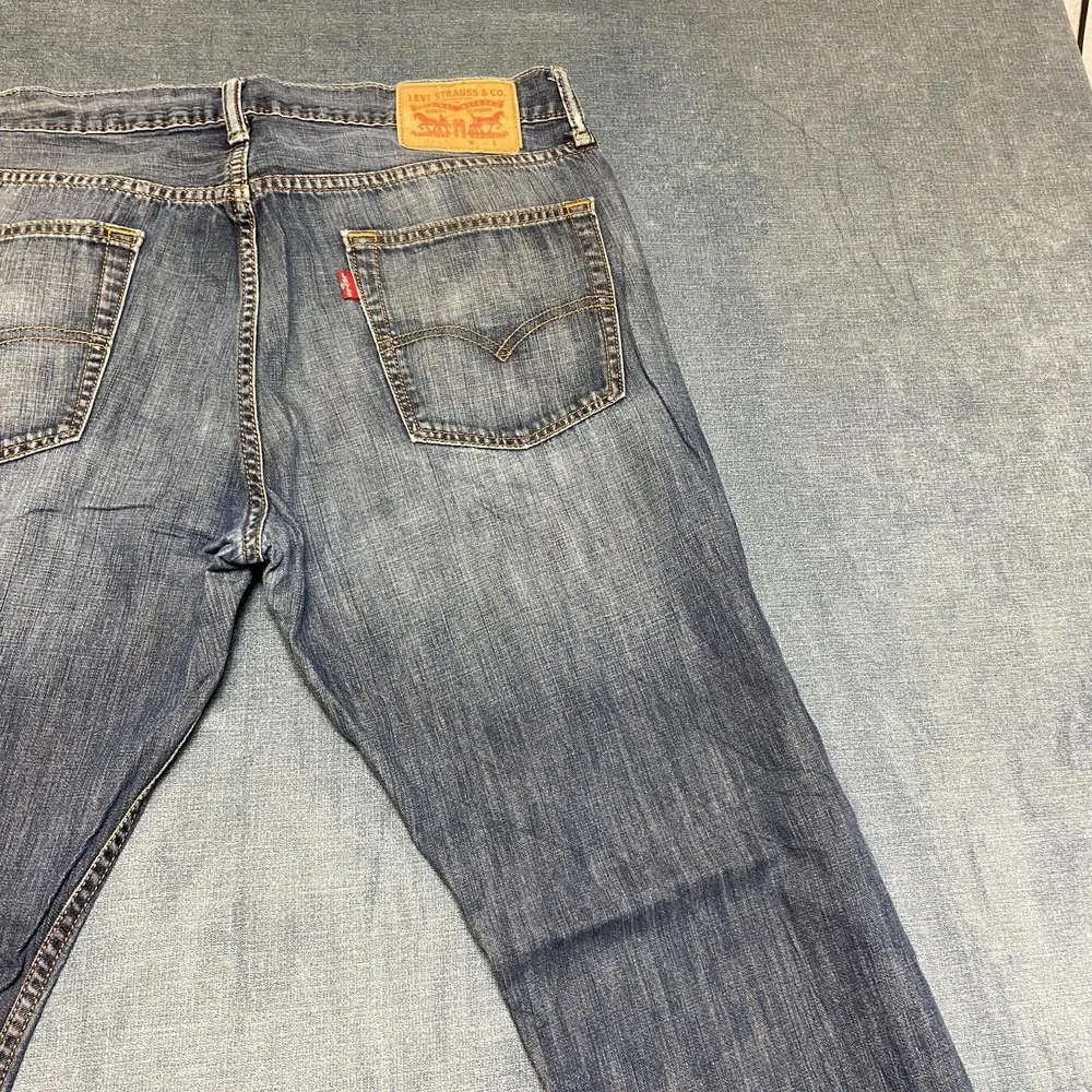 Levi's 514 Jeans Mens 36x32 Blue Denim Cotton Stretch All Day Comfort Straight